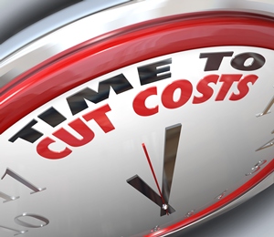 Time to cut costs clock
